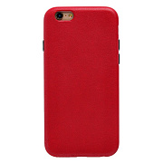 Чехол-накладка - LC005 натуральная кожа для "Apple iPhone 6 Plus/iPhone 6S Plus" (red)