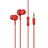 Проводные наушники с микрофоном внутриканальные Hoco M24 Leyo universal Jack 3,5  (red)