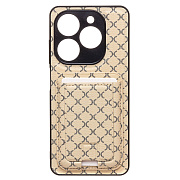 Чехол-накладка - SM022 c картхолдером для "TECNO Spark 20/Spark 20C" (white)