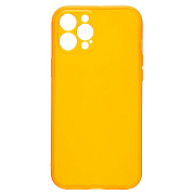 Чехол-накладка - SC344 для "Apple iPhone 12 Pro Max" (transparent/orange) (232047)