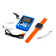 Набор - Watch ULTRA + TWS Apods Pro + SUP (400 игр) (blue) (237393)