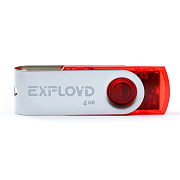 Флэш накопитель USB 4 Гб Exployd 530 (red)