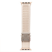 Ремешок - ApW42 Nylon на застежке Apple Watch 42/44/45/49 mm (white)