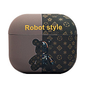 Чехол - SCP19 для кейса "AirPods (3-го поколения)" (brown) (225822)