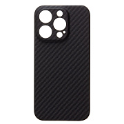 Чехол-накладка Cellis SM009 POSH KEVLAR с закрытой камерой SafeMag для "Apple iPhone 15 Pro" (black)