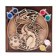 Игрушка - набор для творчества "Дракон 3" 19x19 см (multi color) 
