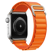 Ремешок - ApW27 Alpine Loop Apple Watch 42/44/45/49 mm текстиль (orange)