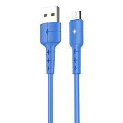 Кабель USB - micro USB - RC-M03 7,5W 100см 1,5A  (blue)