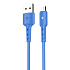 Кабель USB - micro USB - RC-M03 7,5W 100см 1,5A  (blue)