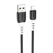Кабель USB - Apple lightning Hoco X82 12W 100см 2,4A  (black)