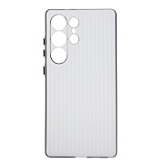 Чехол-накладка - PC089 для "Samsung Galaxy S25 Ultra" (matte transparent/black) (243219)