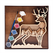 Игрушка - набор для творчества "Олень" 19x19 см (multi color) 