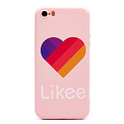 Чехол-накладка - SC220 для "Apple iPhone 5/iPhone 5S/iPhone SE" (003) (pink)