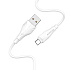 Кабель USB - micro USB Borofone BX18 12W 300см 2,4A  (white)