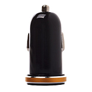 Адаптер Автомобильный с кабелем LDNiO DL-C22 2USB/5V/2.1A +lightning (black/gold) ..
