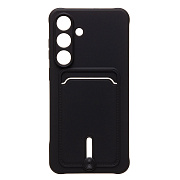 Чехол-накладка - SC304 с картхолдером для "Samsung Galaxy S25 FE" (black) (242281)