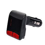 Автомобильный FM-трансмиттер Bethco S27 BT  2USB, mini jack 3,5 мм (black)