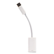 Переходник Lightning (м) - Type-C (п) - 10см (white)