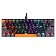 Клавиатура Defender Apex GK-002 игровая механическая (61кн, OUTEMU Red) (gray)
