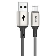 Кабель USB - Type-C Hoco X66  100см 3A  (gray)