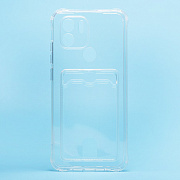 Чехол-накладка - SC276 с картхолдером для "Xiaomi Redmi A2+/Poco C51" (transparent)