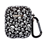 Чехол - SCP16 для кейса "Apple AirPods" (black/white) (012)