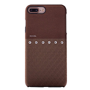 Чехол-накладка Mokka Flower pattern series для "Apple iPhone 7 Plus/iPhone 8 Plus" (brown) ..