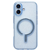 Чехол-накладка - SM050 SafeMag для "Apple iPhone 16" (blue)