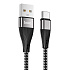 Кабель USB - Type-C Hoco X57 Blessing 18W 100см 3A  (black)
