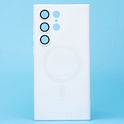 Чехол-накладка - SM020 Matte SafeMag для "Samsung Galaxy S23 Ultra" (white)