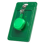 Картхолдер - J019 футляр для карт на рулетке (green)