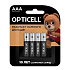Батарейка AAA OPTICELL LR03 Basic (4-BL) (4/48/192)