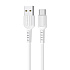 Кабель USB - Type-C Borofone BX16 Easy 18W 100см 3A  (white)