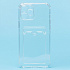 Чехол-накладка - SC278 с картхолдером для "Apple iPhone 12 Pro Max" (transparent) (205959)