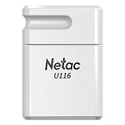 Флэш накопитель USB 32 Гб Netac U116 mini 3.0 (130 MB/s) (white) 