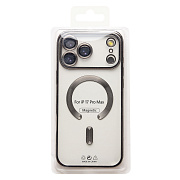 Чехол-накладка - SM027 SafeMag для "Apple iPhone 17 Pro Max" (silver) (242036)