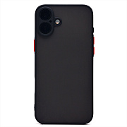 Чехол-накладка - PC041 для "Apple iPhone 16 Plus" (black) (234422)