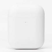 Чехол - Soft touch для кейса "Apple AirPods 2" (повр. уп.) (white)