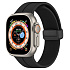 Ремешок - ApW29 Apple Watch 42/44/45/49 mm силикон на магните (black)