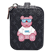 Чехол универсальный - для наушников 06 из экокожи (grey) (001)