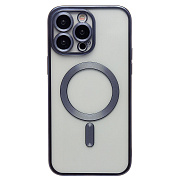 Чехол-накладка - SM027 SafeMag для "Apple iPhone 14 Pro Max" (blue titanium) (232352)