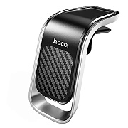 Держатель автомобильный Hoco магнитный CA74 в дефлектор (black/silver)