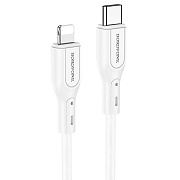 Кабель Type-C - Apple lightning Borofone BX66 PD (повр. уп.) 20W 100см 3A  (white)