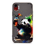 Чехол-накладка - SC335 для "Apple iPhone XR"  (панда) (grey) (227094)