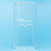 Чехол-накладка - SC276 с картхолдером для "Realme C85 5G/C85 4G/C85 Pro/P4 4G" (transparent)