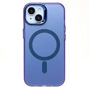 Чехол-накладка - SM025 SafeMag для "Apple iPhone 15" (blue) (232090)