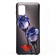 Чехол-накладка - SC185 для "Samsung SM-A315 Galaxy A31" (006) (black/blue)
