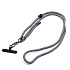 Шнурок - текстильный на шею регулируемый (gray) (231962)