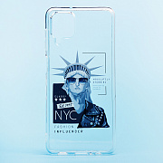 Чехол-накладка - SC226 для "Samsung SM-A125 Galaxy A12" (002) (прозрачный)