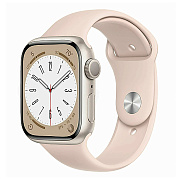 Ремешок - ApW Sport Band Apple Watch 42/44/45/49 mm силикон на кнопке (L) (sand pink)